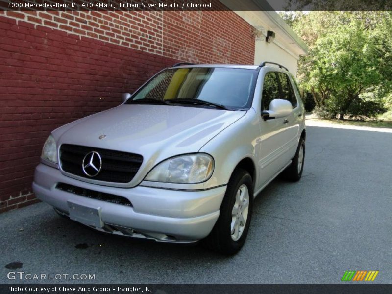 Brilliant Silver Metallic / Charcoal 2000 Mercedes-Benz ML 430 4Matic
