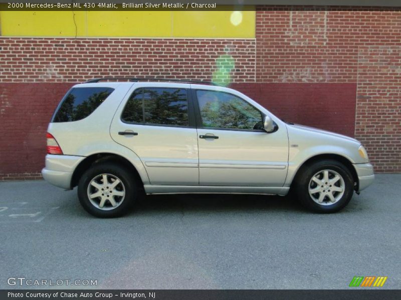 Brilliant Silver Metallic / Charcoal 2000 Mercedes-Benz ML 430 4Matic
