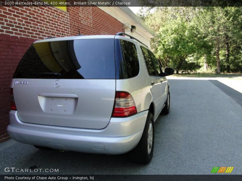 Brilliant Silver Metallic / Charcoal 2000 Mercedes-Benz ML 430 4Matic