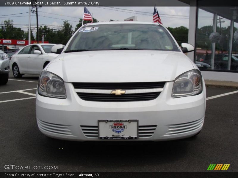 Summit White / Gray 2009 Chevrolet Cobalt LT Sedan