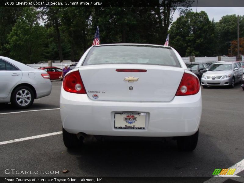Summit White / Gray 2009 Chevrolet Cobalt LT Sedan