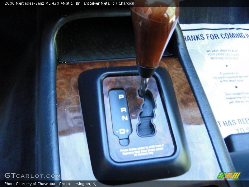 Brilliant Silver Metallic / Charcoal 2000 Mercedes-Benz ML 430 4Matic
