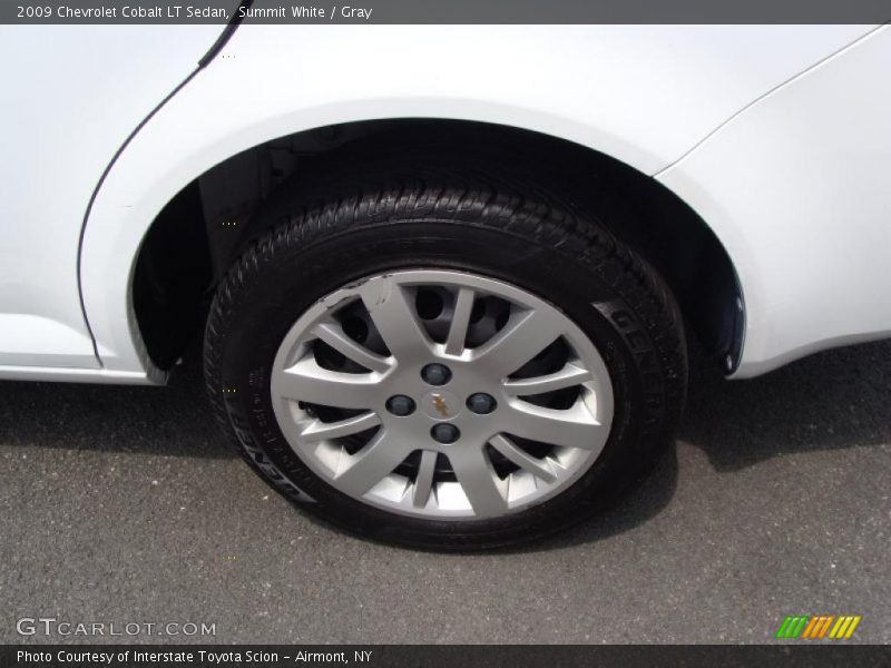 Summit White / Gray 2009 Chevrolet Cobalt LT Sedan