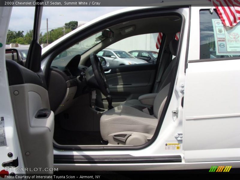 Summit White / Gray 2009 Chevrolet Cobalt LT Sedan