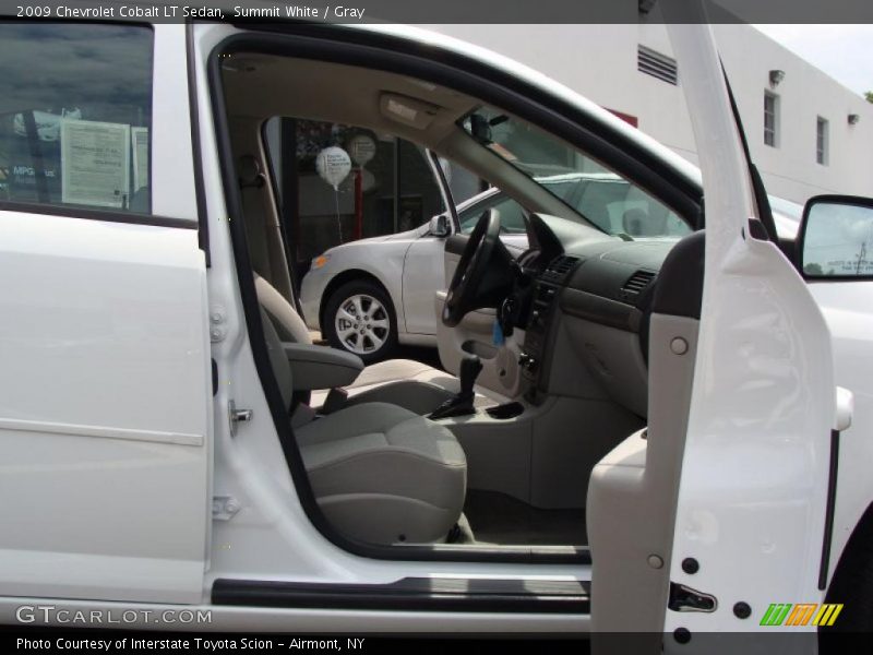 Summit White / Gray 2009 Chevrolet Cobalt LT Sedan