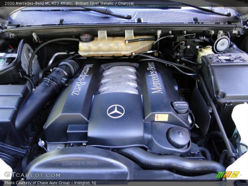 Brilliant Silver Metallic / Charcoal 2000 Mercedes-Benz ML 430 4Matic