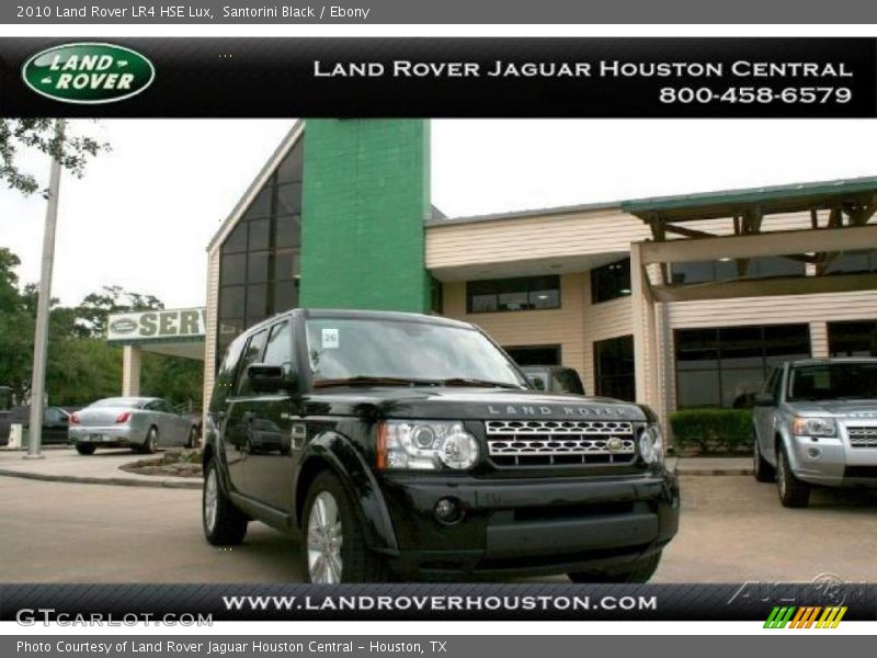 Santorini Black / Ebony 2010 Land Rover LR4 HSE Lux