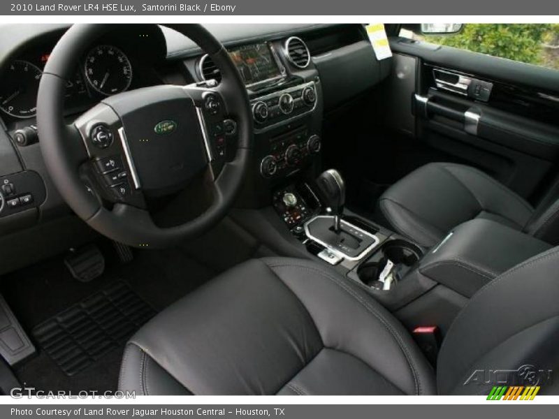 Santorini Black / Ebony 2010 Land Rover LR4 HSE Lux
