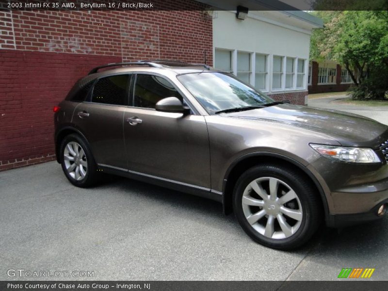 Beryllium 16 / Brick/Black 2003 Infiniti FX 35 AWD