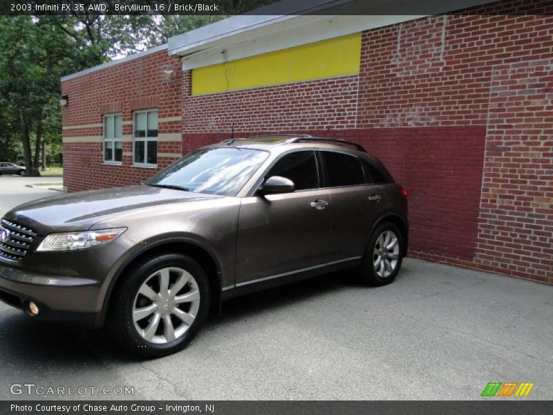Beryllium 16 / Brick/Black 2003 Infiniti FX 35 AWD