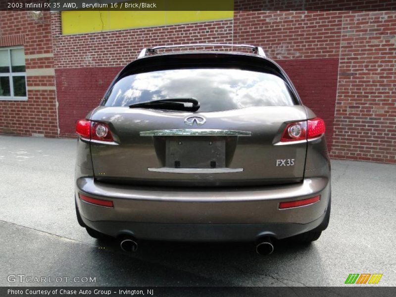 Beryllium 16 / Brick/Black 2003 Infiniti FX 35 AWD