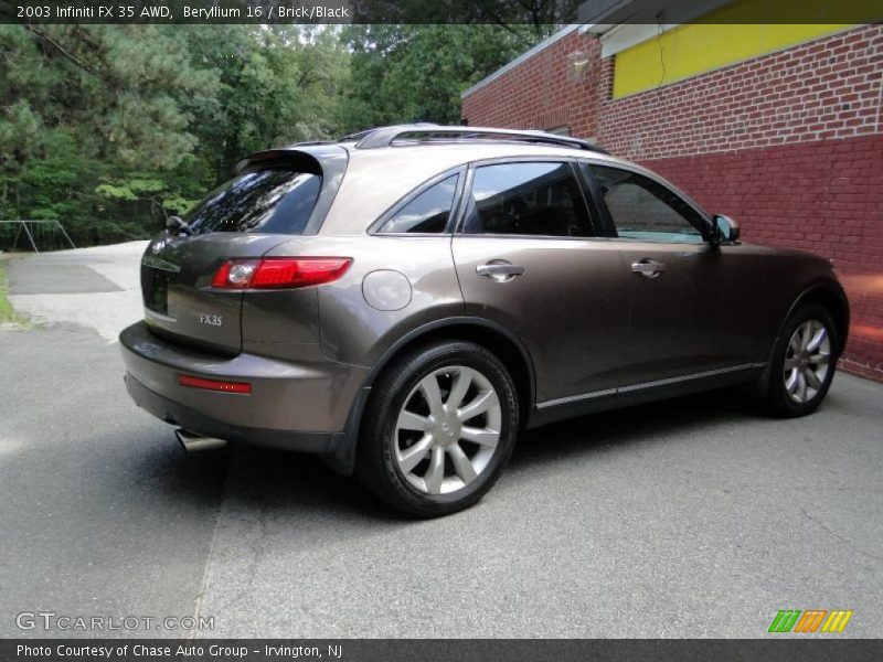 Beryllium 16 / Brick/Black 2003 Infiniti FX 35 AWD