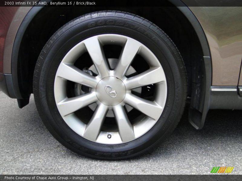 Beryllium 16 / Brick/Black 2003 Infiniti FX 35 AWD