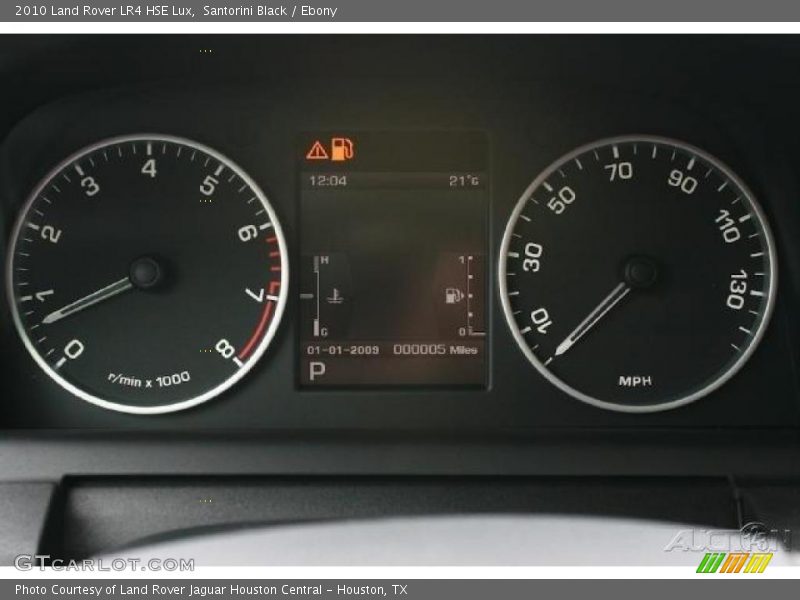 Santorini Black / Ebony 2010 Land Rover LR4 HSE Lux