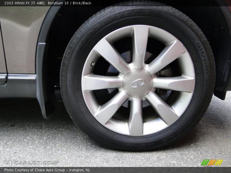 Beryllium 16 / Brick/Black 2003 Infiniti FX 35 AWD