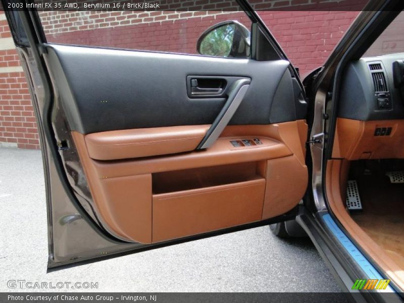 Beryllium 16 / Brick/Black 2003 Infiniti FX 35 AWD