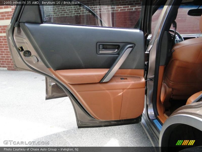 Beryllium 16 / Brick/Black 2003 Infiniti FX 35 AWD