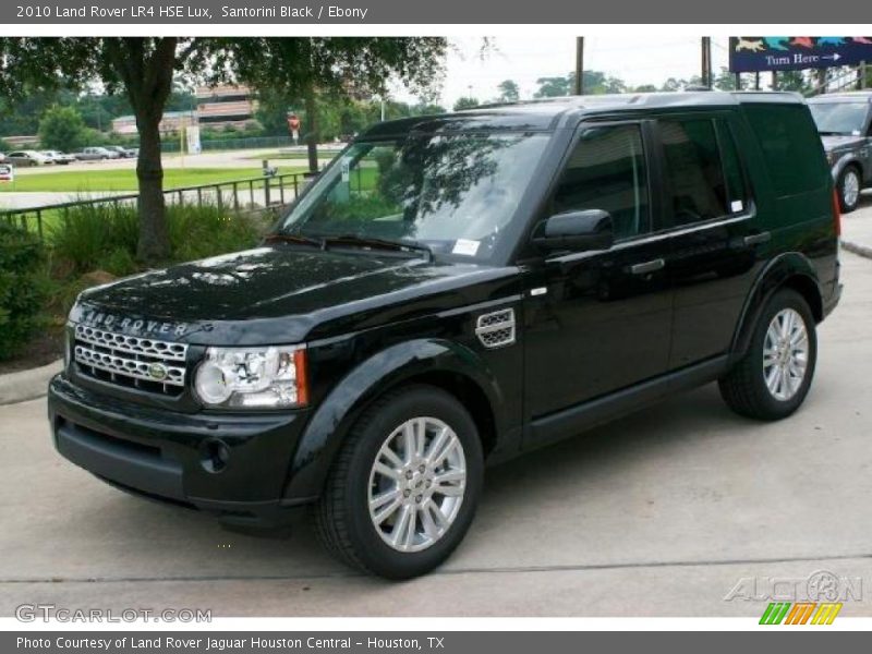 Santorini Black / Ebony 2010 Land Rover LR4 HSE Lux