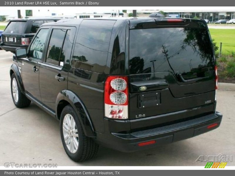 Santorini Black / Ebony 2010 Land Rover LR4 HSE Lux