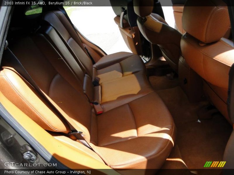 Beryllium 16 / Brick/Black 2003 Infiniti FX 35 AWD