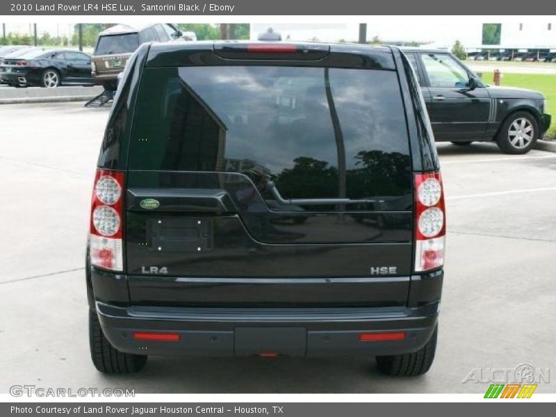Santorini Black / Ebony 2010 Land Rover LR4 HSE Lux
