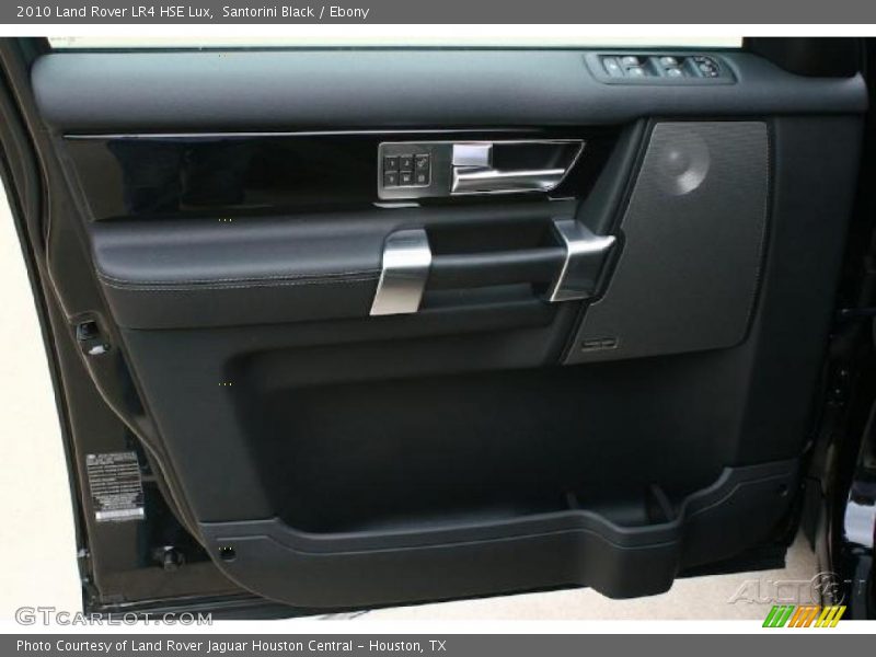 Santorini Black / Ebony 2010 Land Rover LR4 HSE Lux