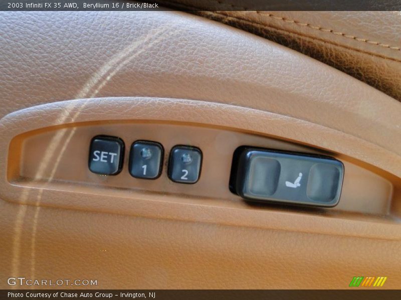 Beryllium 16 / Brick/Black 2003 Infiniti FX 35 AWD