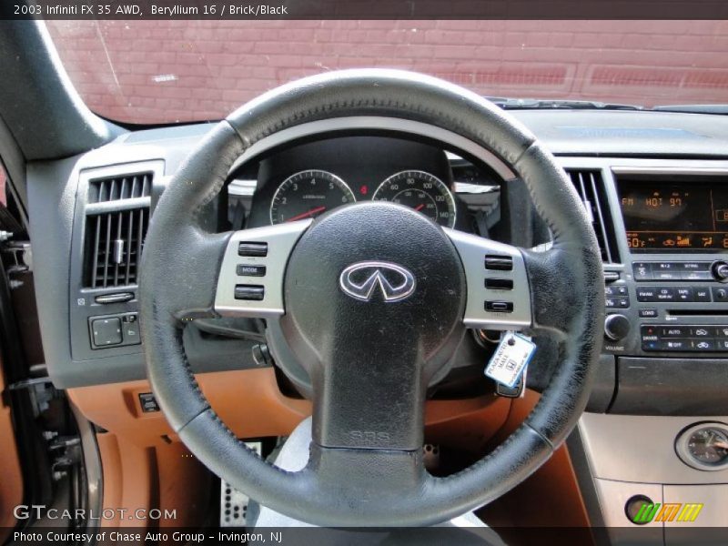 Beryllium 16 / Brick/Black 2003 Infiniti FX 35 AWD