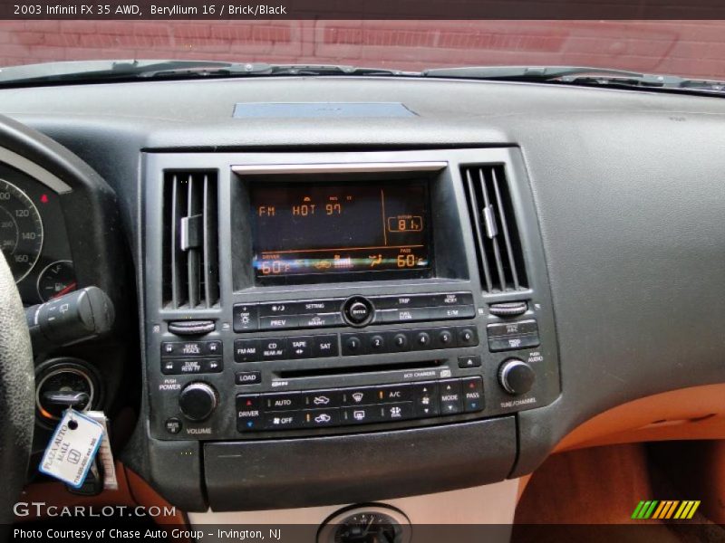 Beryllium 16 / Brick/Black 2003 Infiniti FX 35 AWD