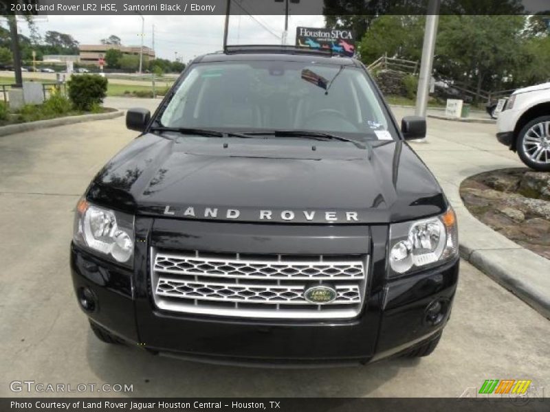 Santorini Black / Ebony 2010 Land Rover LR2 HSE