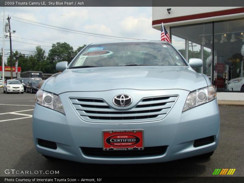 Sky Blue Pearl / Ash 2009 Toyota Camry LE