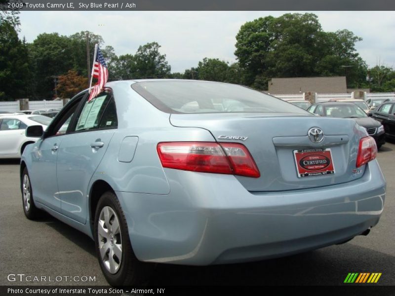 Sky Blue Pearl / Ash 2009 Toyota Camry LE