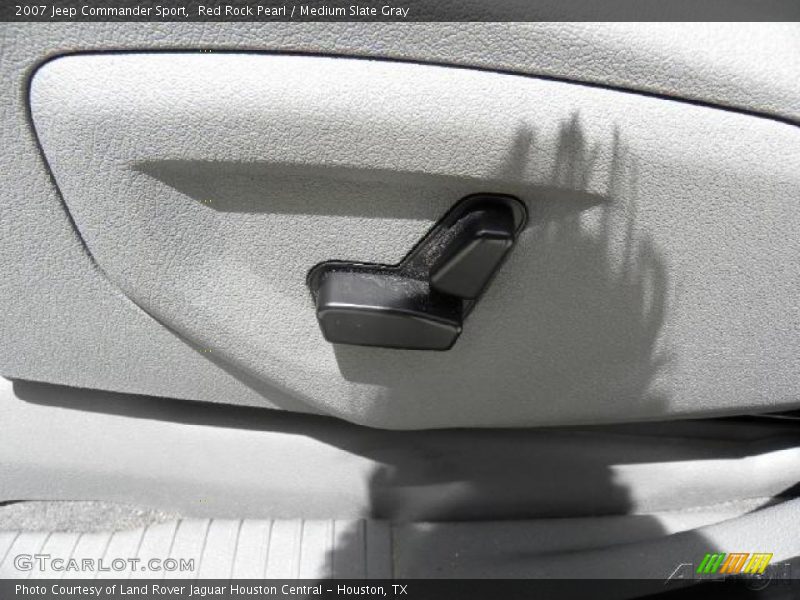 Red Rock Pearl / Medium Slate Gray 2007 Jeep Commander Sport