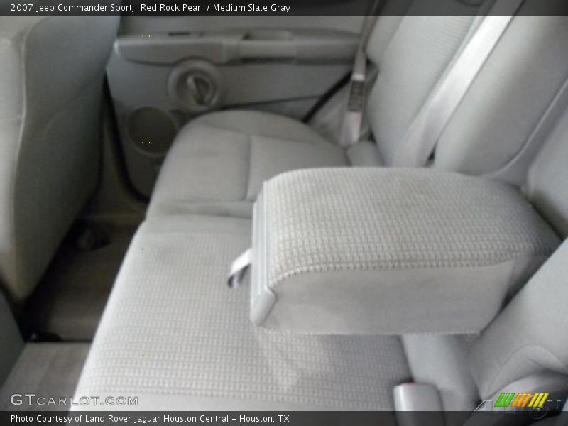 Red Rock Pearl / Medium Slate Gray 2007 Jeep Commander Sport