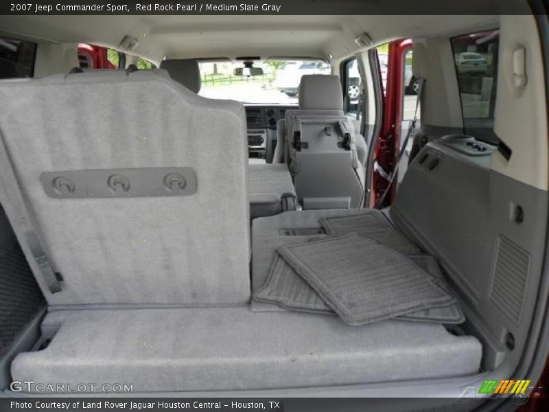 Red Rock Pearl / Medium Slate Gray 2007 Jeep Commander Sport