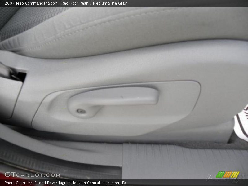 Red Rock Pearl / Medium Slate Gray 2007 Jeep Commander Sport