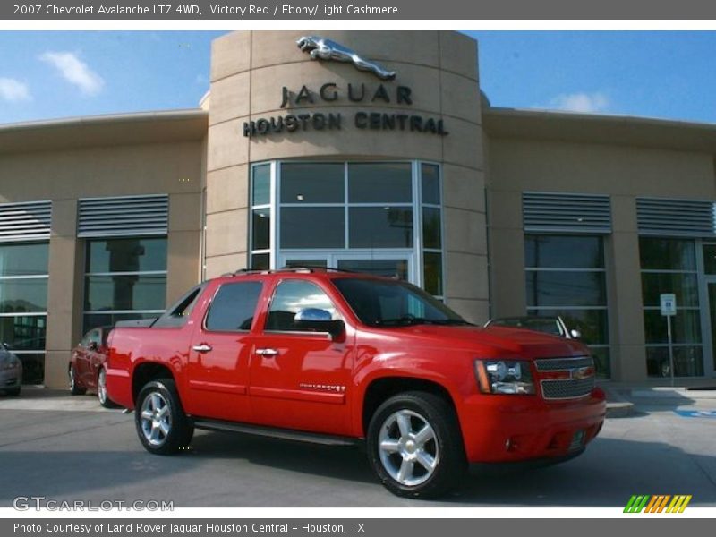Victory Red / Ebony/Light Cashmere 2007 Chevrolet Avalanche LTZ 4WD
