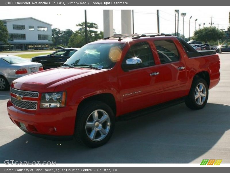 Victory Red / Ebony/Light Cashmere 2007 Chevrolet Avalanche LTZ 4WD