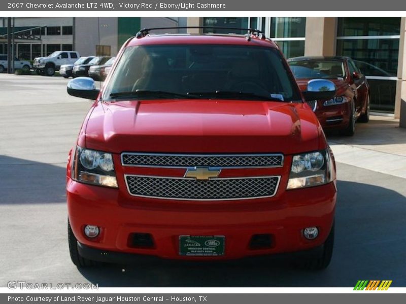 Victory Red / Ebony/Light Cashmere 2007 Chevrolet Avalanche LTZ 4WD