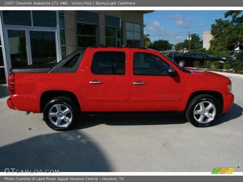 Victory Red / Ebony/Light Cashmere 2007 Chevrolet Avalanche LTZ 4WD
