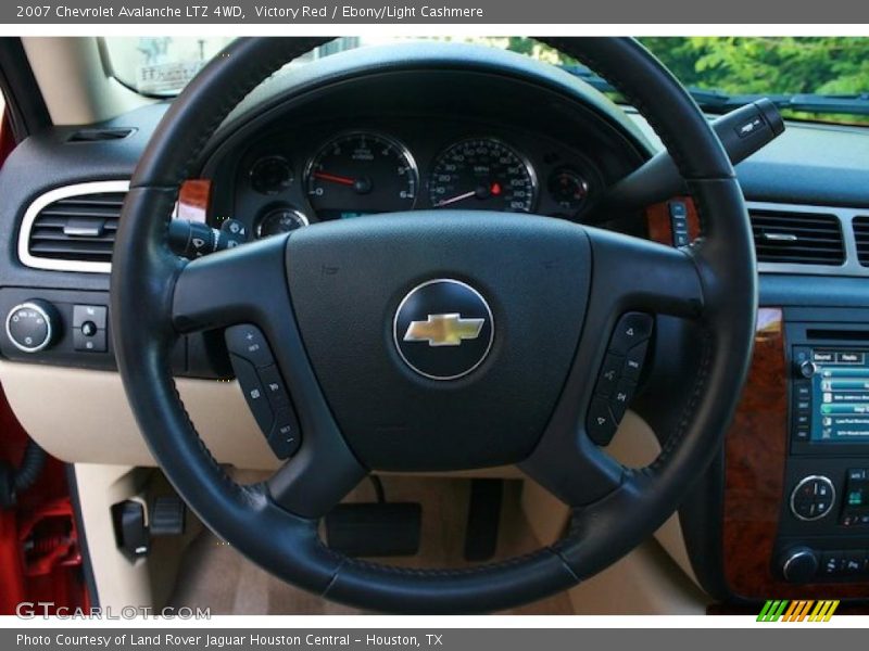 Victory Red / Ebony/Light Cashmere 2007 Chevrolet Avalanche LTZ 4WD