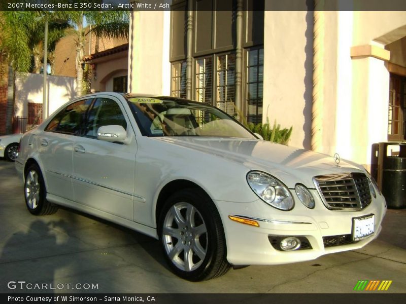Arctic White / Ash 2007 Mercedes-Benz E 350 Sedan