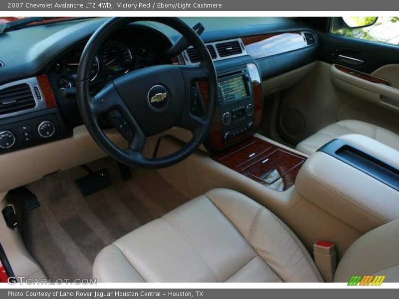 Victory Red / Ebony/Light Cashmere 2007 Chevrolet Avalanche LTZ 4WD