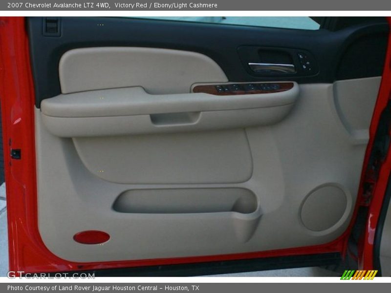 Victory Red / Ebony/Light Cashmere 2007 Chevrolet Avalanche LTZ 4WD