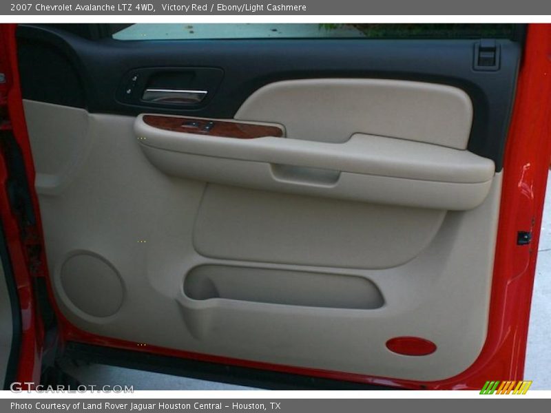 Victory Red / Ebony/Light Cashmere 2007 Chevrolet Avalanche LTZ 4WD