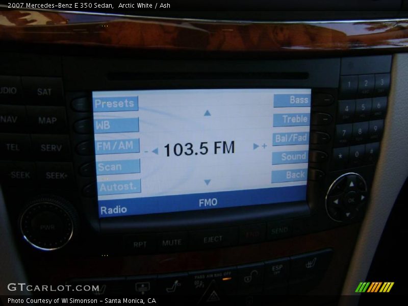 Arctic White / Ash 2007 Mercedes-Benz E 350 Sedan