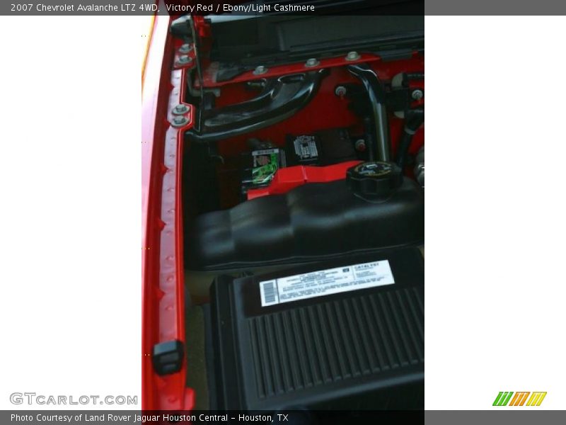 Victory Red / Ebony/Light Cashmere 2007 Chevrolet Avalanche LTZ 4WD