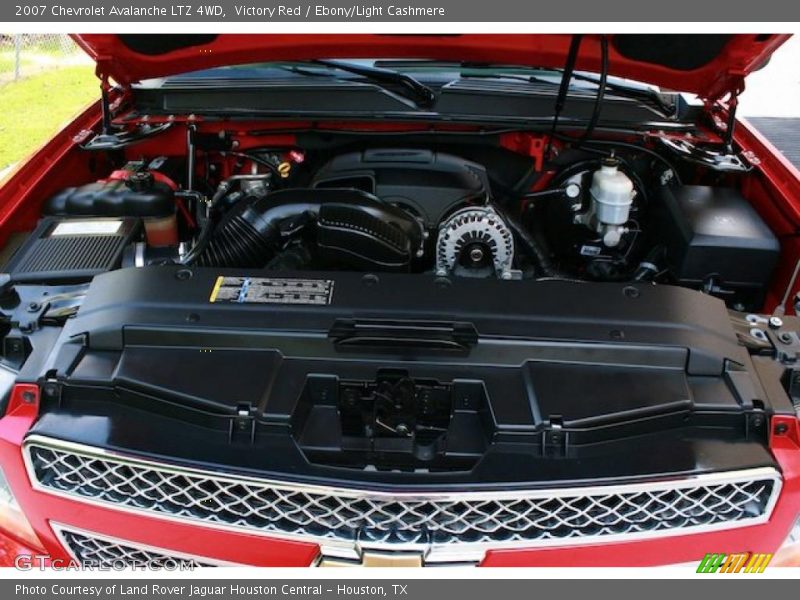 Victory Red / Ebony/Light Cashmere 2007 Chevrolet Avalanche LTZ 4WD