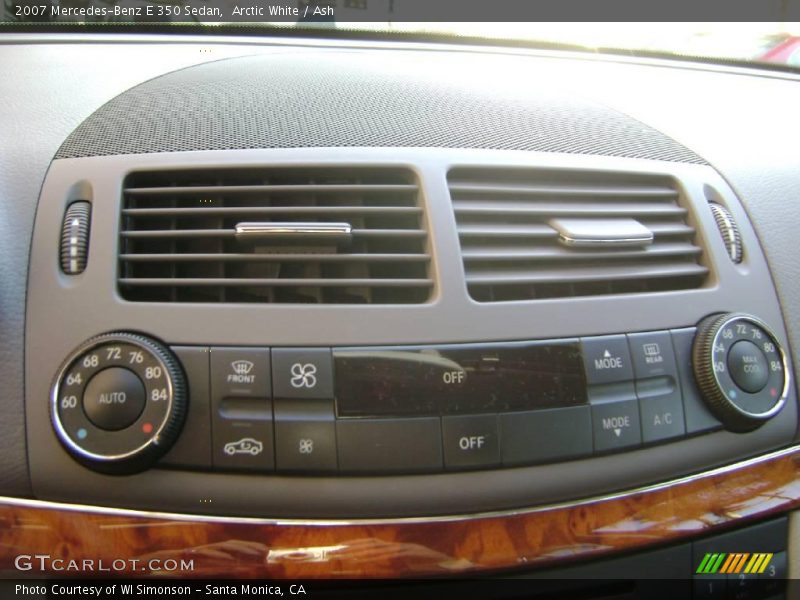 Arctic White / Ash 2007 Mercedes-Benz E 350 Sedan