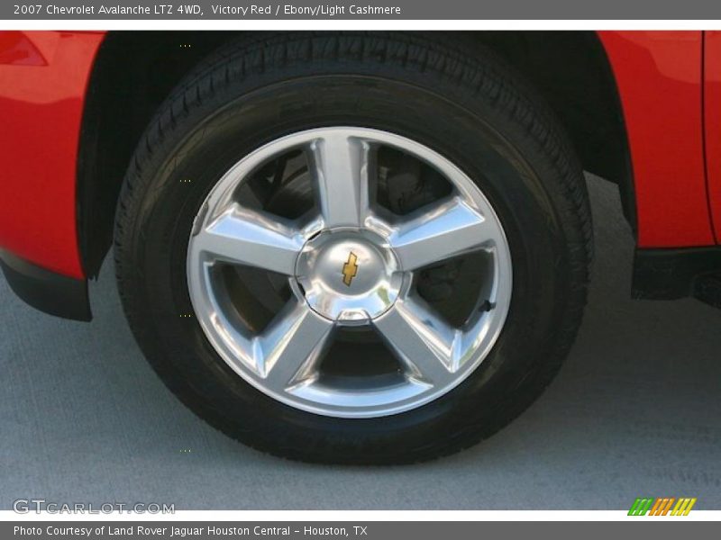 Victory Red / Ebony/Light Cashmere 2007 Chevrolet Avalanche LTZ 4WD